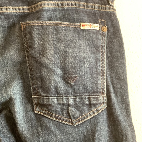 Hudson Byron 5 pocket Straight Men's Blue Jeans, size 32, 4 Button Up - Picture 4 of 16